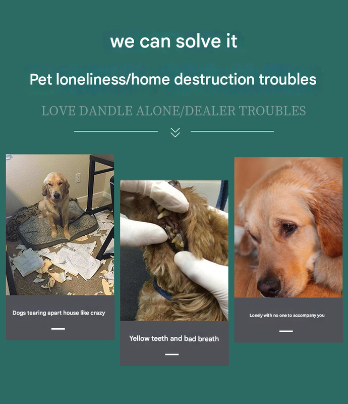 2-Piece Brown Long Neck Plush Dog Toy - Interactive Chew & Cuddle Toy for Puppies