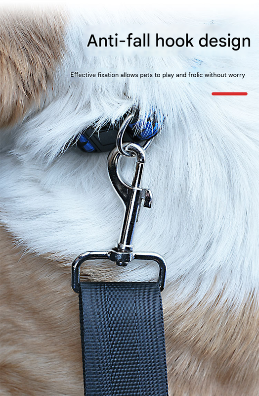 Black Plush Dog Car Booster Seat - 2-in-1 Travel Bed for Small Dogs with Washable Cover