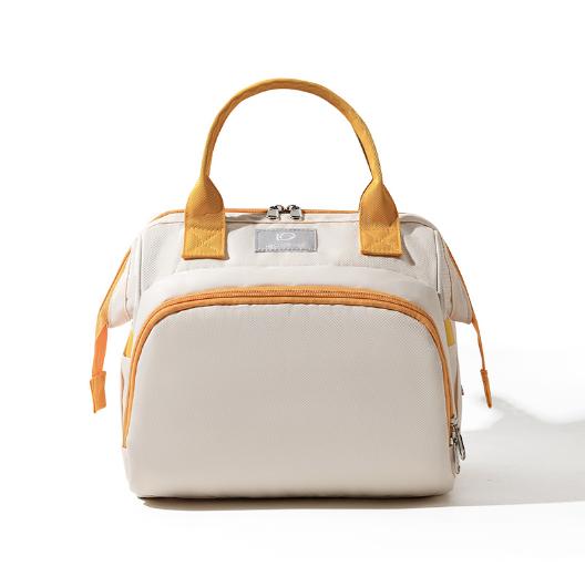 Beige Versatile 3-in-1 Nappy Bag | Convertible Backpack, Tote &amp; Crossbody with Insulated Pockets