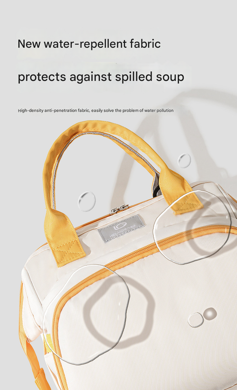 Beige Versatile 3-in-1 Nappy Bag | Convertible Backpack, Tote & Crossbody with Insulated Pockets