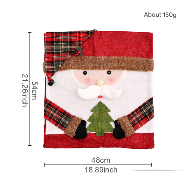 Festive Christmas Dining Chair Covers | Santa, Snowman &amp; Reindeer Character Slipcovers