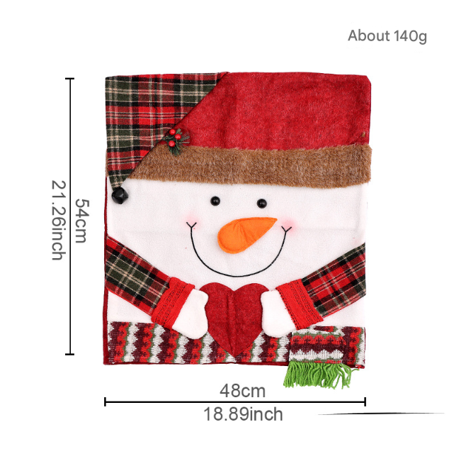 Festive Christmas Dining Chair Covers | Santa, Snowman &amp; Reindeer Character Slipcovers