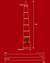 Festive Climbing Santa LED Ladder Light - USB Powered Outdoor Christmas Hanging Decoration with Remote(1.7m)