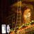Festive Climbing Santa LED Ladder Light - USB Powered Outdoor Christmas Hanging Decoration with Remote(3m)