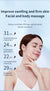 White EMS Microcurrent Facial Lifting Massager - Skin Tightening & Sculpting Beauty Tool