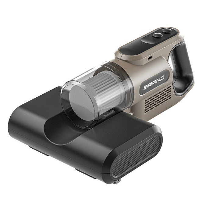 Khaki High-Power Wireless UV Sterilization Mite Removal Vacuum Cleaner - Powerful Suction and Deep Cleaning for Home Use