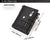 Coffee Genuine Leather Men's RFID Blocking Wallet - High Capacity Trifold with Zipper Coin Pocket