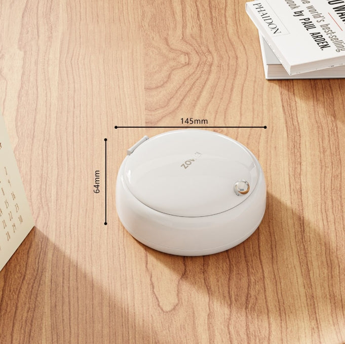 White Modern Portable Sewing Kit - All-in-One Compact Organizer with Magnetic Pin Cushion for Home &amp; Travel