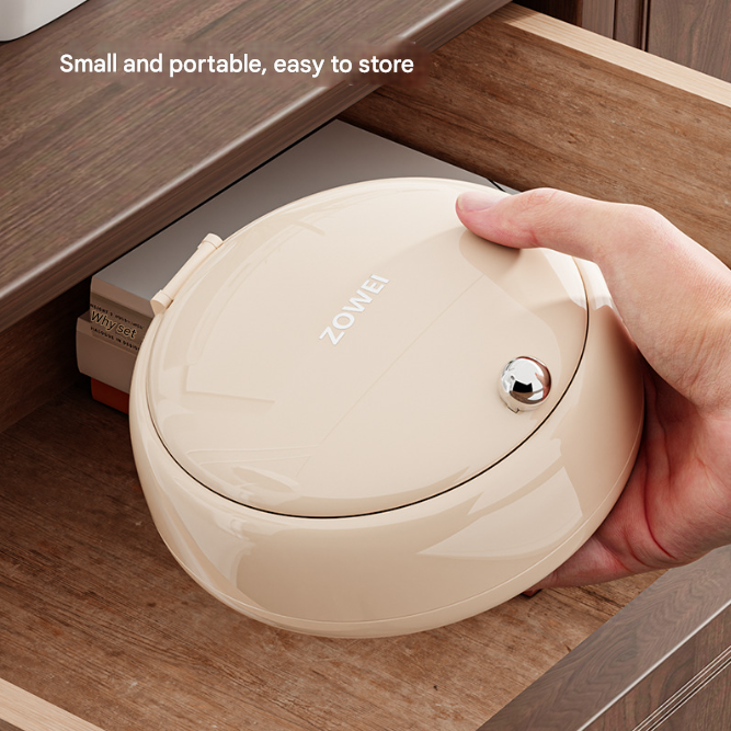 White Modern Portable Sewing Kit - All-in-One Compact Organizer with Magnetic Pin Cushion for Home & Travel