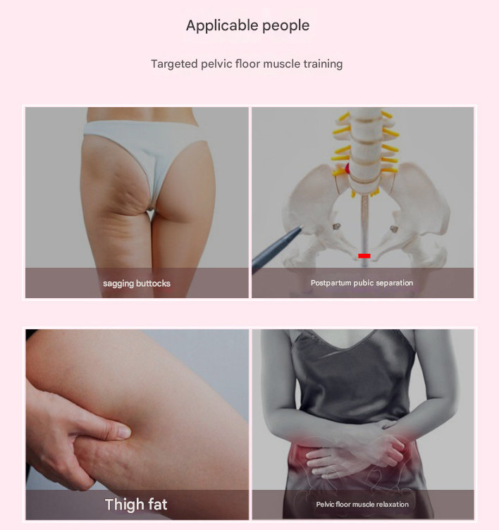 Purple Multi-functional Pelvic Floor Muscle Trainer - Postpartum Recovery and Leg Shaping Device