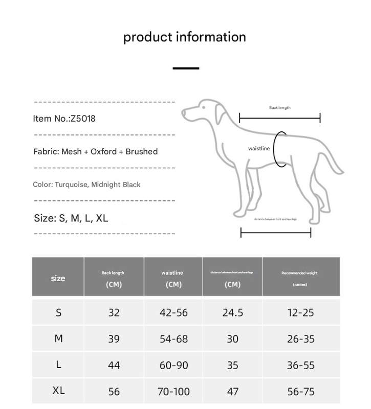 Green Pet Support Harness for Senior and Disabled Dogs - Adjustable Chest and Back Support Leash(Size L)