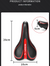 Black and blue Mountain Bike Saddle - Comfortable and Durable Bicycle Seat for MTB and Road Bikes