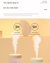 2-Piece White Mini Desktop Humidifier - Portable Mist Maker for Home and Car Use