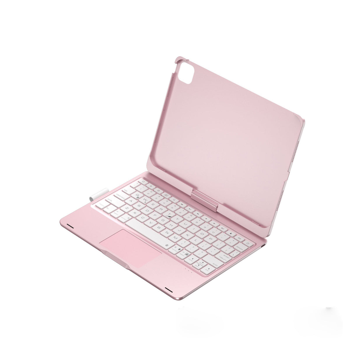 Rose gold Magic Keyboard Case for ipad Air6/Air7 11-inch, Bluetooth Keyboard with RGB Backlight &amp; Precision Trackpad