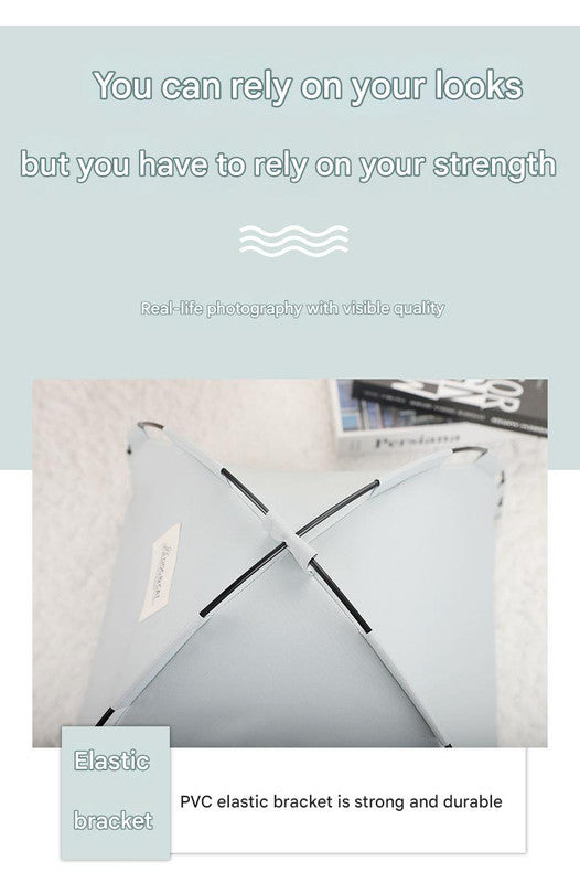 Green Premium Portable Pet Tent Bed with Cooling Mat - Breathable Foldable Outdoor Indoor Cat Dog House Shelter for Summer(Size: M)