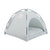 Grey Premium Portable Pet Tent Bed with Cooling Mat - Breathable Foldable Outdoor Indoor Cat Dog House Shelter for Summer(Size: M)