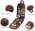 Brown Portable Camping Kitchen Utensil Organizer - Travel Cookware Storage Bag for BBQ & Picnics