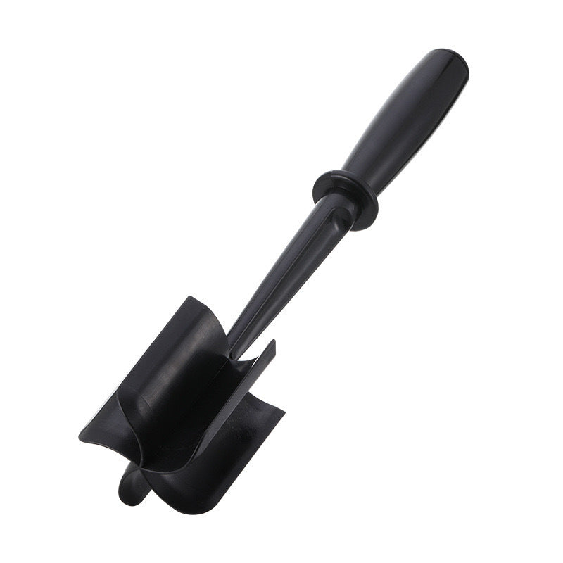 3-pieces Black Premium Heat Resistant Meat Chopper - Ground Meat Masher Utensil for Hamburger &amp; Non-Stick Pans