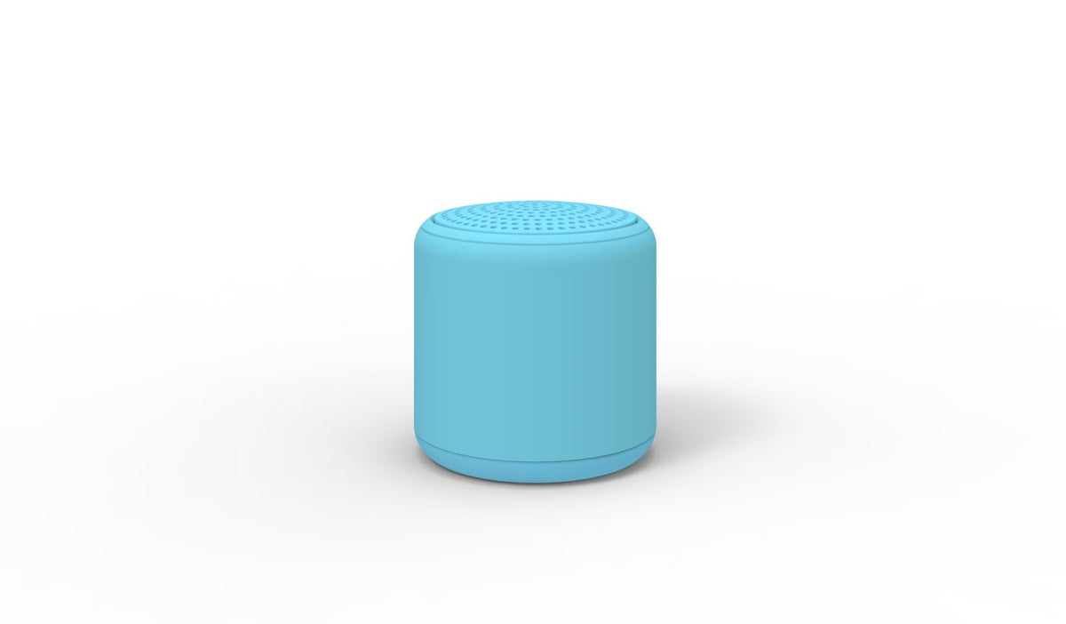 Blue Mini Portable Bluetooth Speaker - Compact Wireless Speaker with Rich Bass &amp; Dual Sound Modes