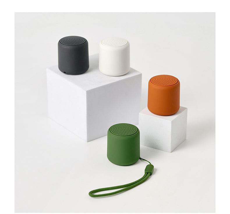 Blue Mini Portable Bluetooth Speaker - Compact Wireless Speaker with Rich Bass & Dual Sound Modes