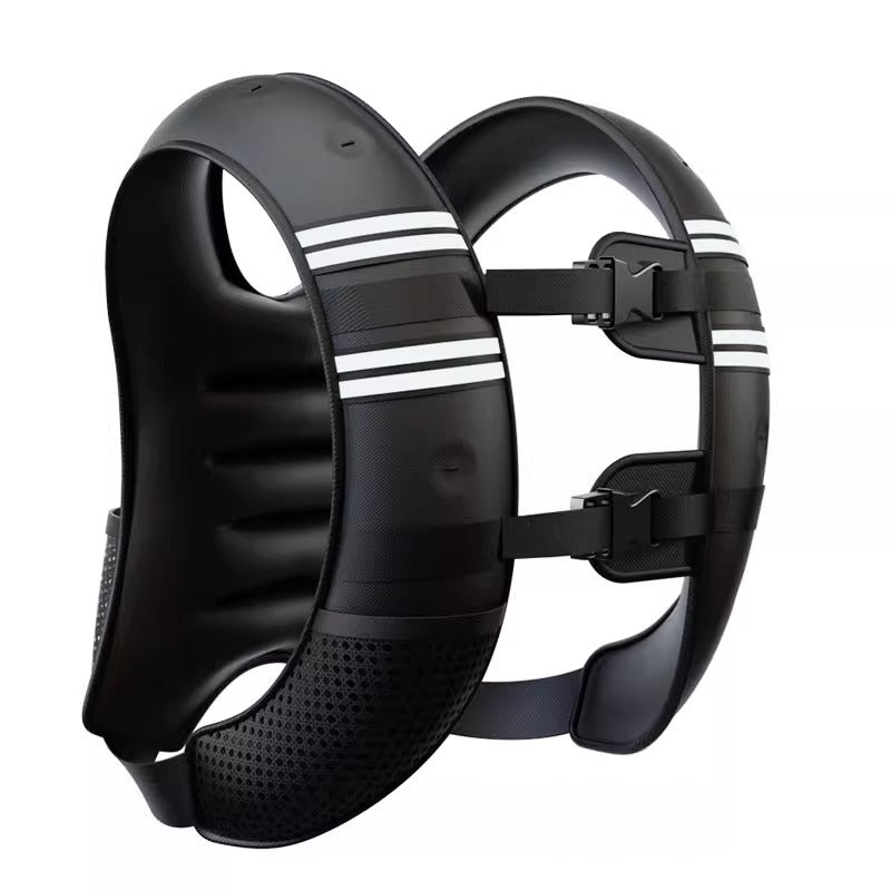 Black Gym Partner Weighted Vest - Adjustable &amp; Reflective for Running, Training &amp; Strength Building(8KG)