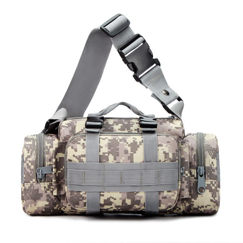 ACU camouflage Tactical Outdoor Waist Bag - Durable Multi-functional Crossbody Shoulder Pack for Men &amp; Women
