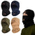 Khaki Outdoor Thermal Fleece Balaclava - Windproof Cycling Hat & Neck Warmer for Winter Sports - Thickened Cold Weather Face Mask Hood