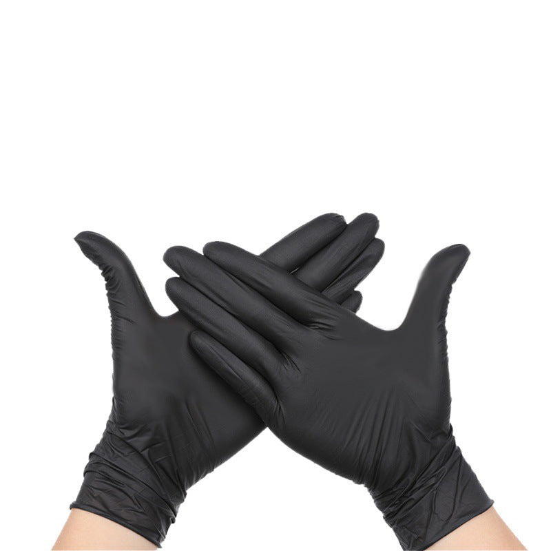 100 Pairs Black Premium Disposable Nitrile Gloves - Powder-Free &amp; Extra Durable for Multi-Purpose Use(M)