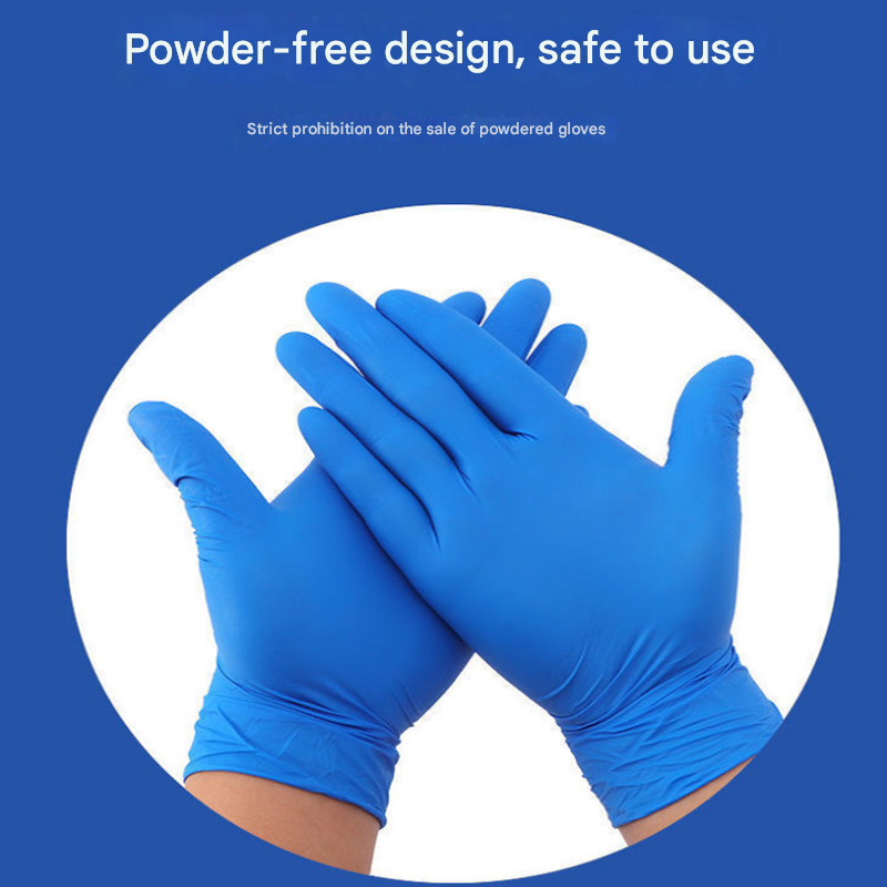100 Pairs Black Premium Disposable Nitrile Gloves - Powder-Free & Extra Durable for Multi-Purpose Use(M)