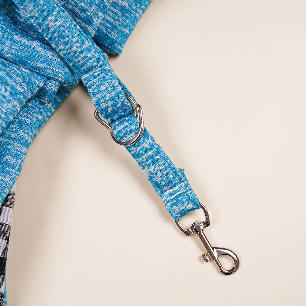 Grey Pet Carrier Backpack - Comfortable Shoulder Bag for Cats and Dogs, Ideal for Outdoor Use in Autumn and Winter