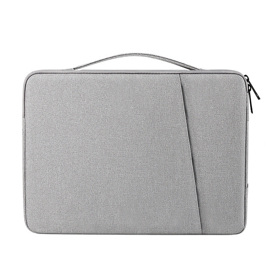 Grey 360° Protective Laptop &amp; Tablet Sleeve with Accessory Organizer - Water-Repellent Carrying Case