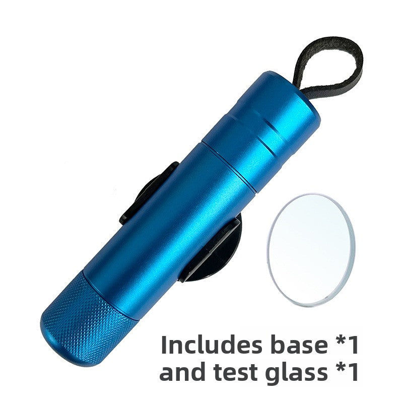 Blue 2-in-1 Emergency Car Escape Tool - Spring-Loaded Window Breaker &amp; Seatbelt Cutter