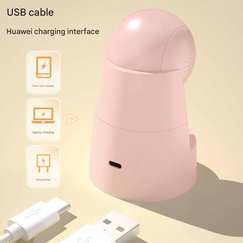 Two Mini Portable UV/LED Nail Lamp - Fast Curing, Adjustable Angle, 60s Timer, USB Rechargeable(white)