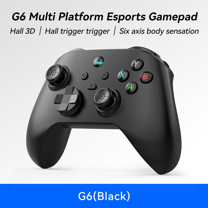 G6 Pro Wireless Gaming Controller - Hall Joysticks &amp; Triggers, Multi-Platform, Six-Axis Gyro, Turbo &amp; Macro(black)