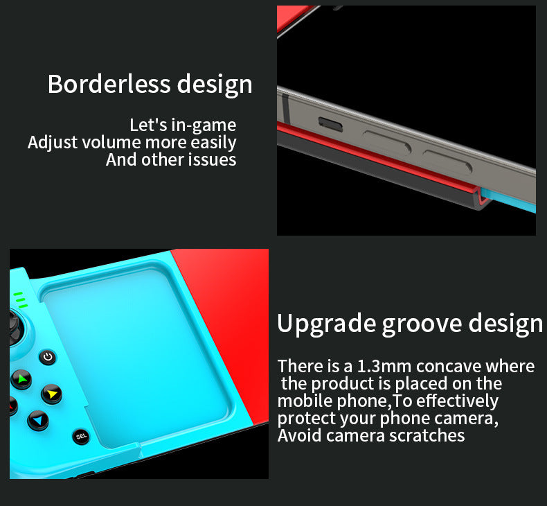 Portable Telescopic Mobile Game Controller - Bluetooth 5.0, iOS/Android/PC Compatible, 400mAh Battery(white)