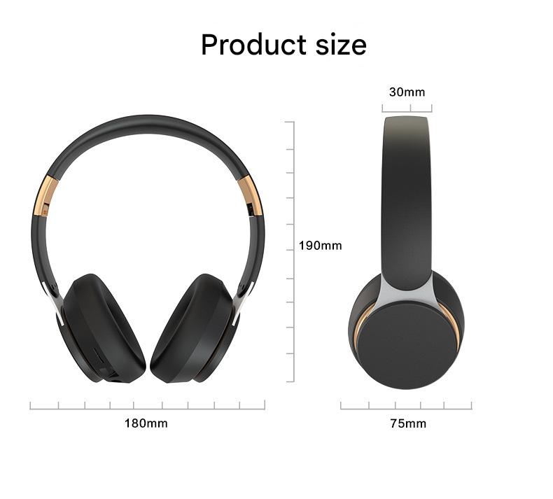 Wireless Bluetooth 5.0 Over-Ear Headphones - HIFI Deep Bass, Foldable Design, 10Hr Playtime(blue)