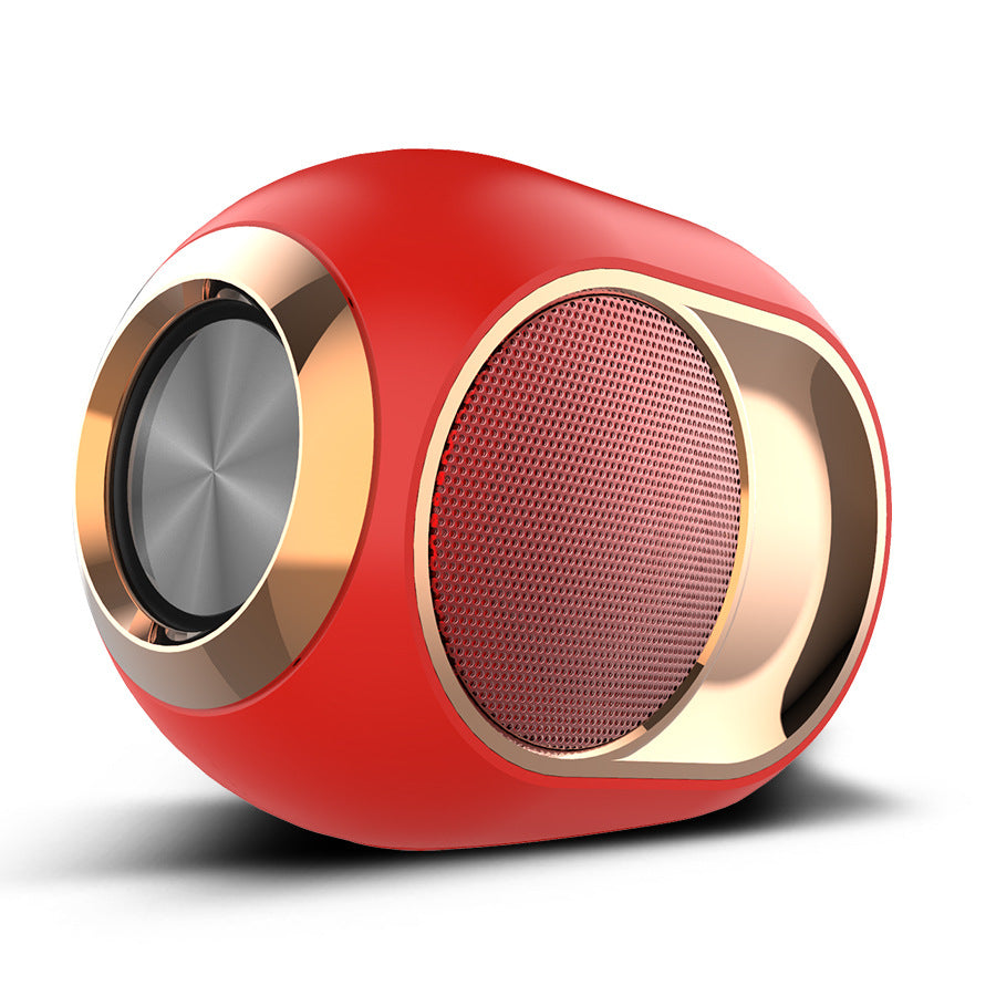 Portable Wireless Bluetooth 5.0 Speaker - TWS Stereo, Powerful Bass, Hands-Free Calls &amp; Multiple Playback Modes(red)