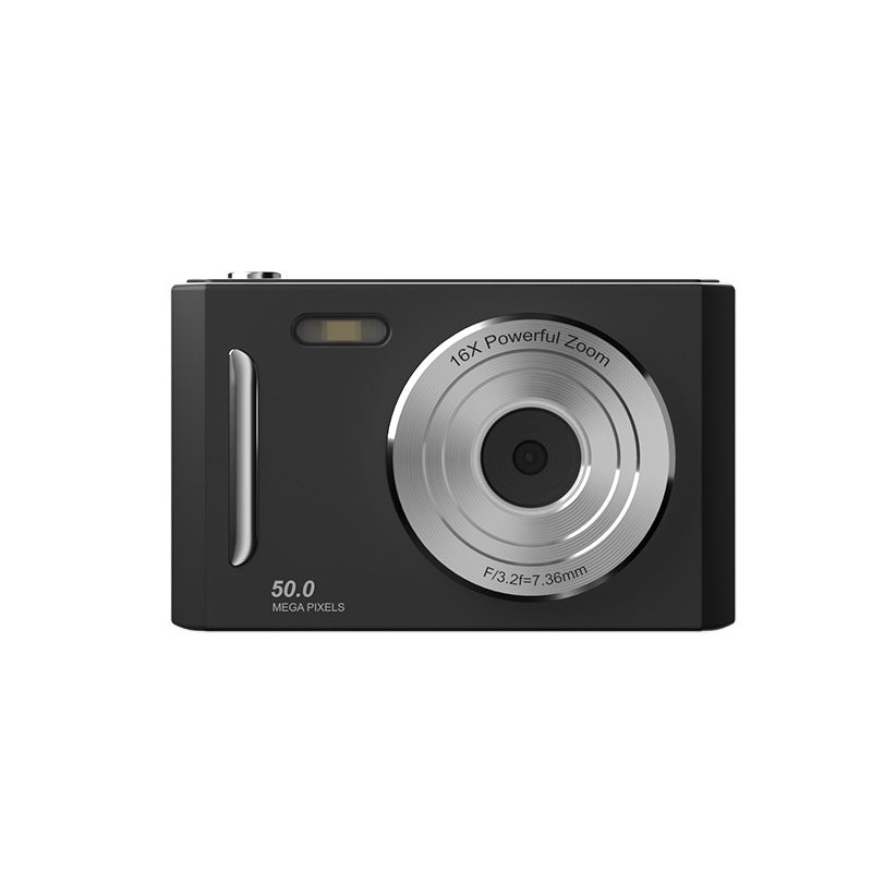 50MP HD Digital Camera with 8X Zoom &amp; Dual Lens System(black)