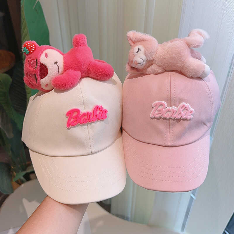 Cute Plush - Decorated Baseball Cap(Meat pink)