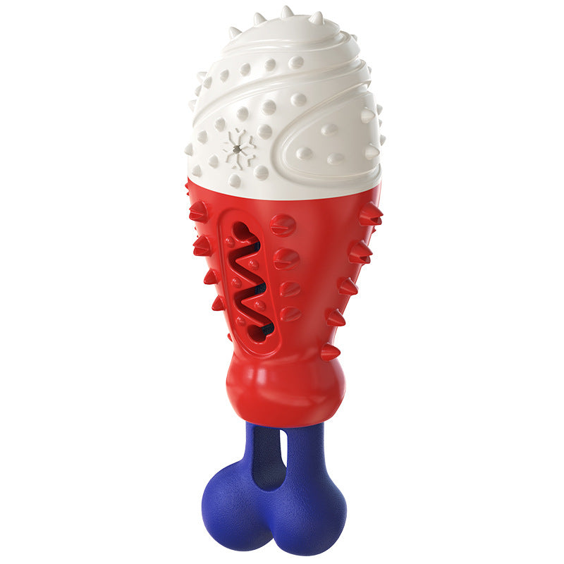 Multifunctional Dog Toy with Cooling, Dental Care &amp; Floating Features(Red and Blue)