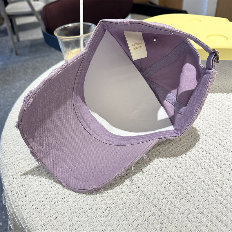 Adorable Cartoon Cat & Stars Baseball Cap - 100% Cotton, Adjustable Fit, Sun Protection(pink)