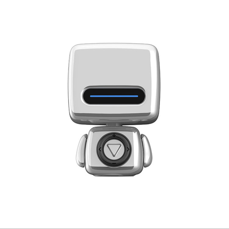 Mini Robot Style Bluetooth Speaker - Portable, 8-9 Hr Playtime, Built-in Mic & Lanyard(red)