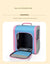 Breathable Pet Carrier Backpack - Large Capacity, Multiple Windows, Oxford Cloth(pink)