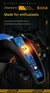 Mecha Style TWS Gaming Earbuds - Bluetooth 5.3, Low Latency, Ear-Hook Design, LED Display Case, Noise Cancelling(black)