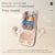 TWS Wireless Earbuds with LED Touch Screen Charging Case - Bluetooth 5.3, HIFI Sound, Standalone Music Playback & Game Mode(Beige)