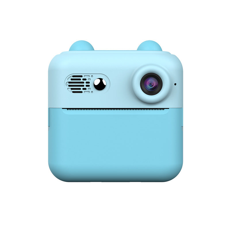 Kids Instant Print Digital Camera with 180° Flip Lens - 24MP Photos, 720P Video &amp; Doodle Fun(blue)