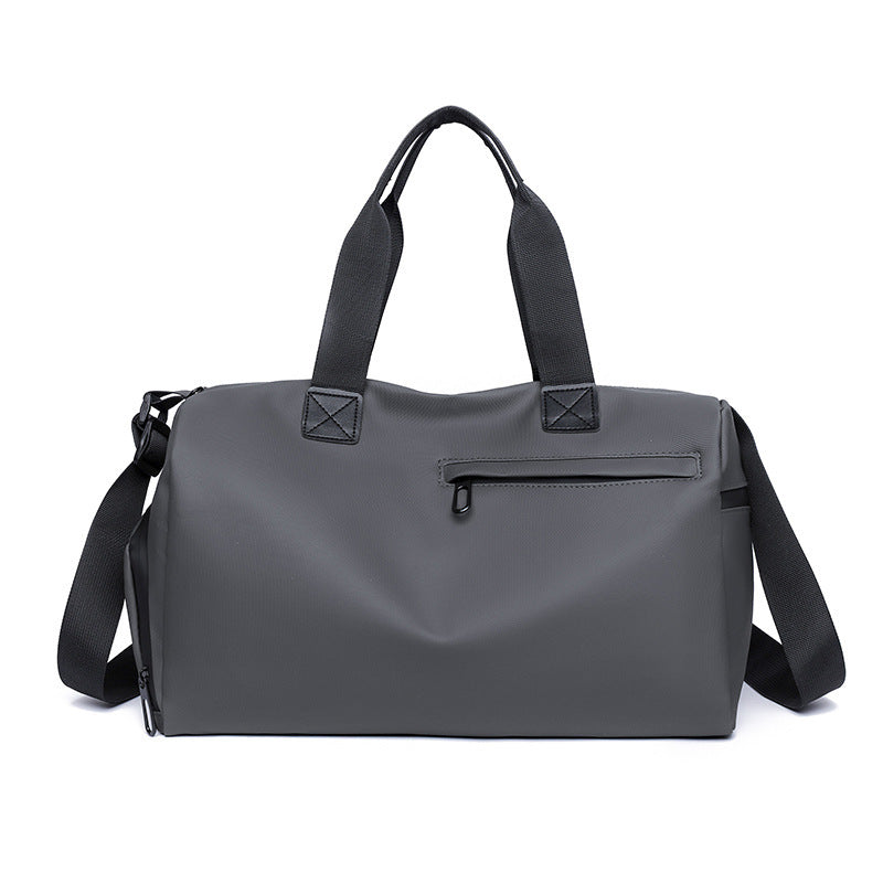 Large Capacity Travel Duffel Bag with Shoe Compartment &amp; Wet Pocket - Multi-Purpose Gym &amp; Weekend Bag(Grey)