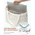 Lightweight Quilted Tote Bag for Women - Fits 15.6 Laptop Water-Resistant with Clutch & Luggage Strap(Khaki)"