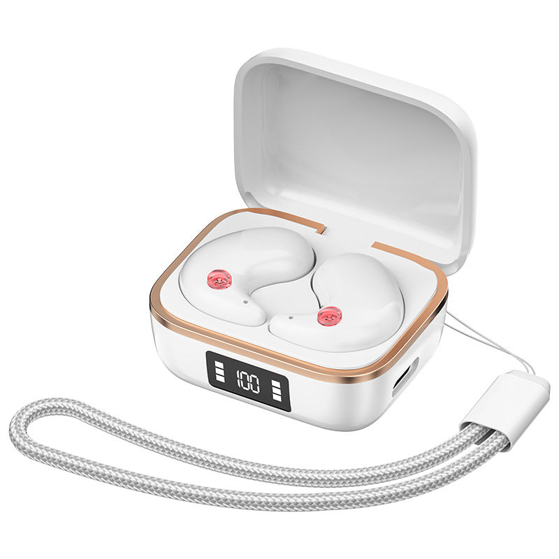 TWS Wireless Earbuds with Wireless Charging Case - Bluetooth 5.3, HiFi Audio, LED Display &amp; Smart Touch Control(white)