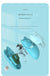 Cute Cat Shaped Wireless Office Mouse - Dual Mode 2.4G/Bluetooth, 3-Level DPI, Silent Click(brown)